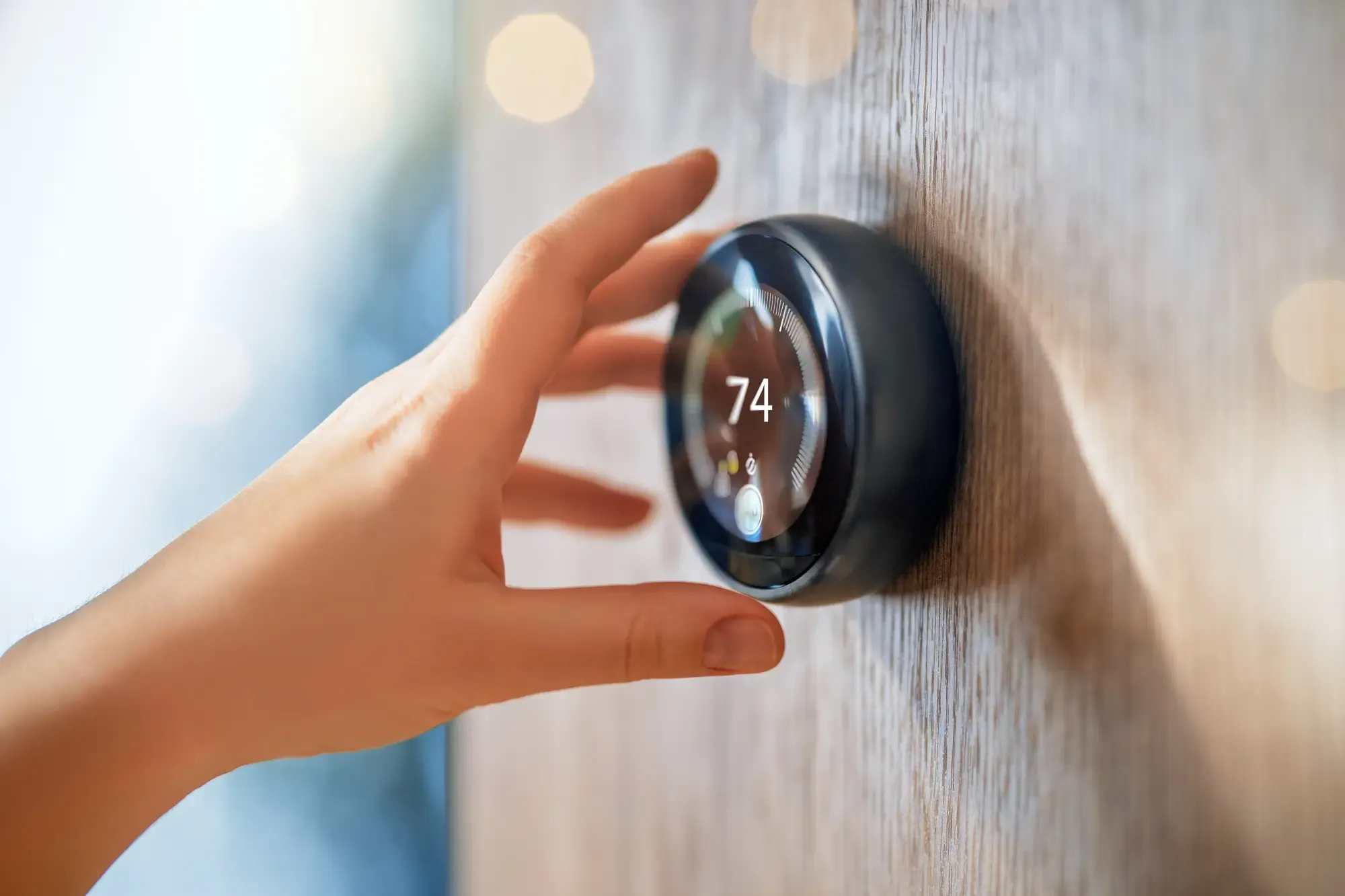 Adjusting a smart home thermostat